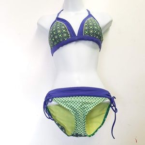 Prana Printed Mandala T Back 2 pc Bikini S